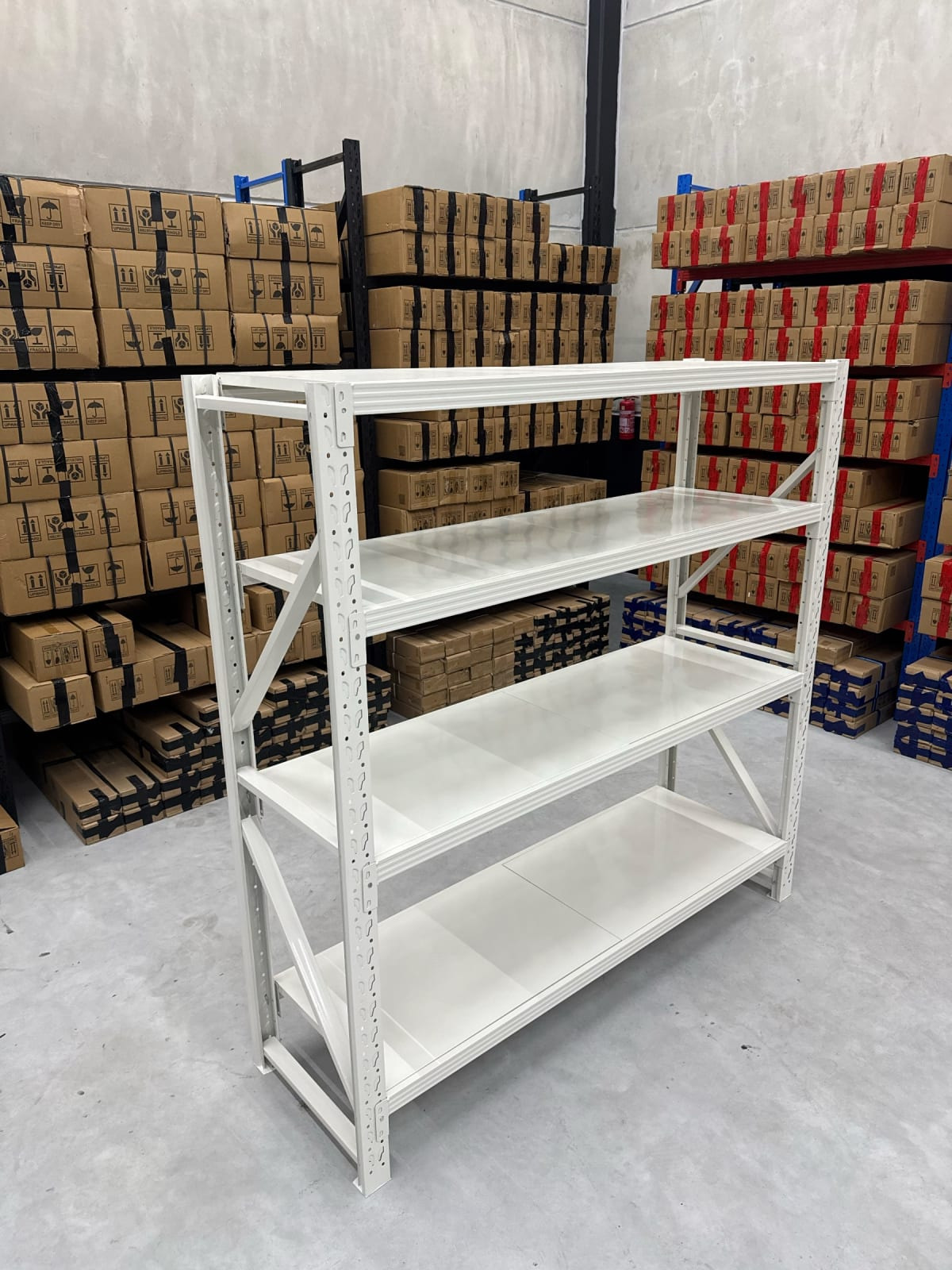 MINI PORTA PALLET 200X200X60CM COM 4 NÍVEIS CAPACIDADE TOTAL DO MÓDULO 1200KG