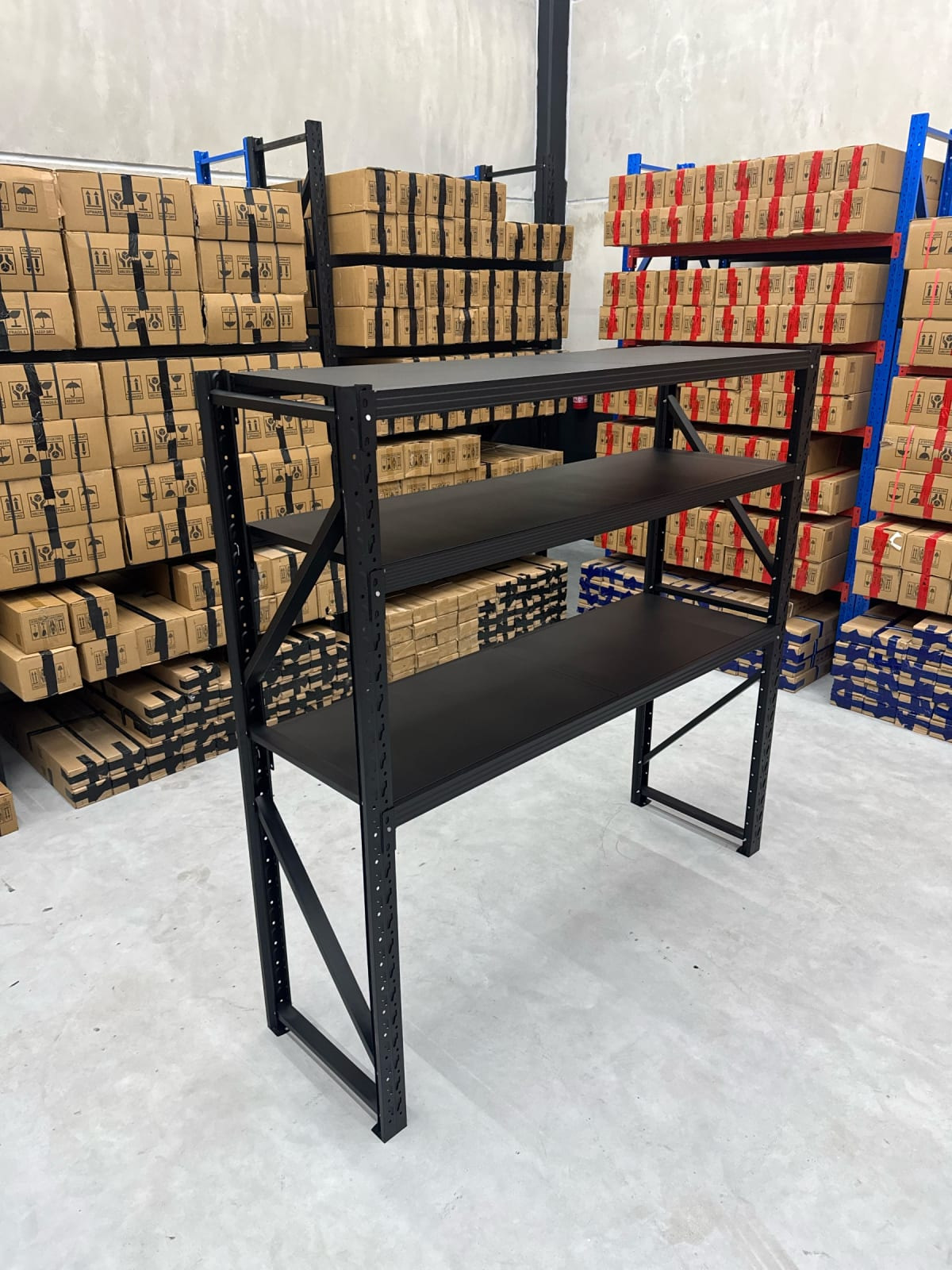MINI PORTA PALLET 200X200X60CM COM 3 NIVEIS
